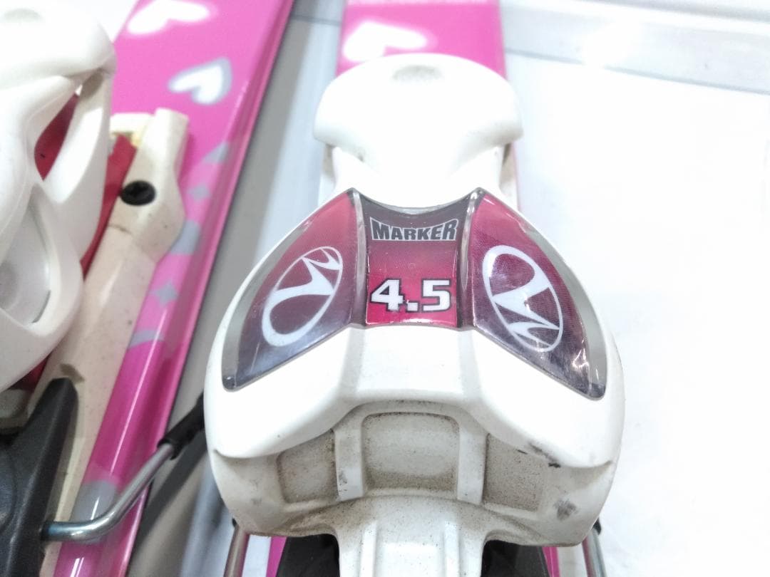 女の子 ジュニアスキー5点セット ピュアコンシャス140cm ブーツ24cm ◇