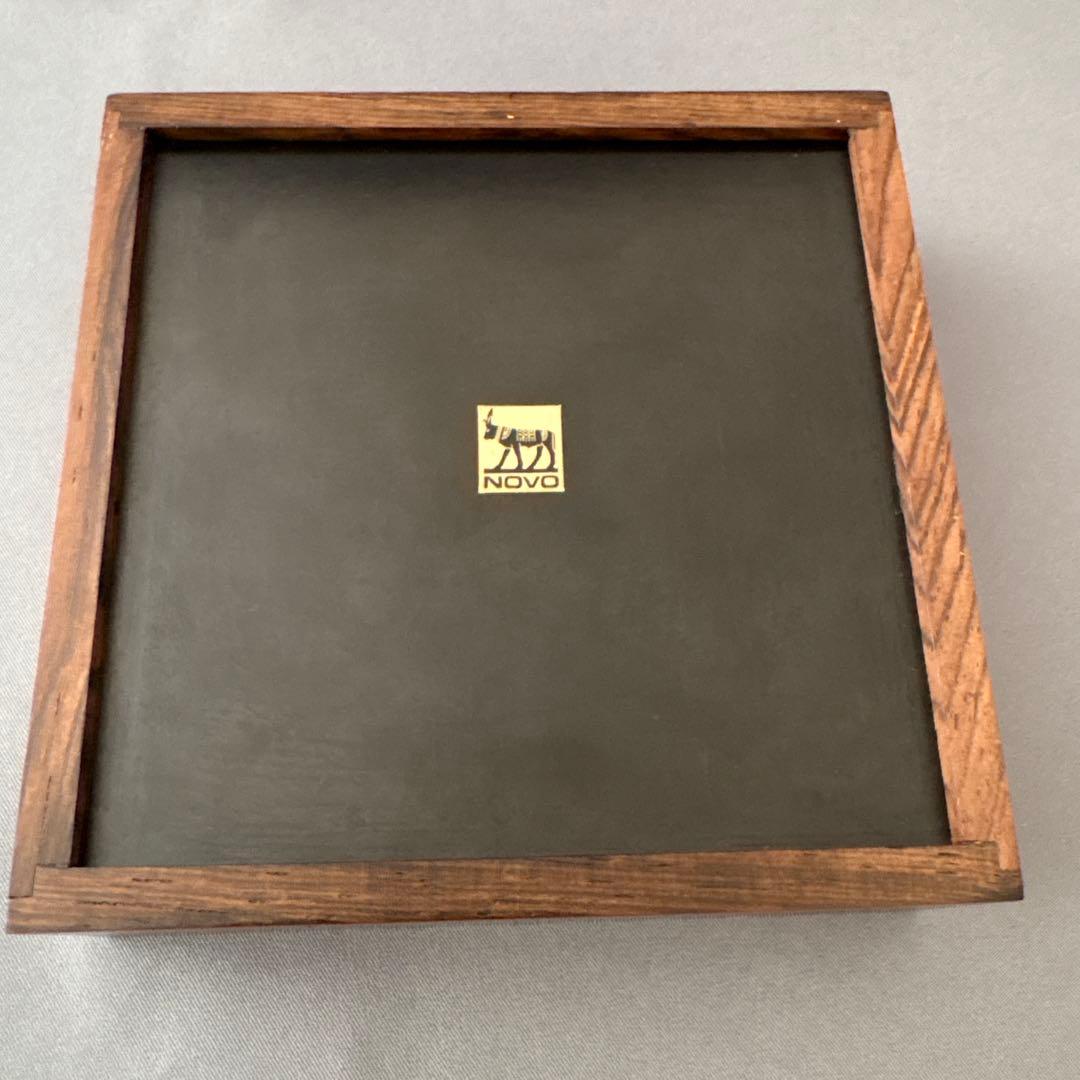 Novo Nordiskノボノルディスク セラミック×ローズウッド　小物入れ