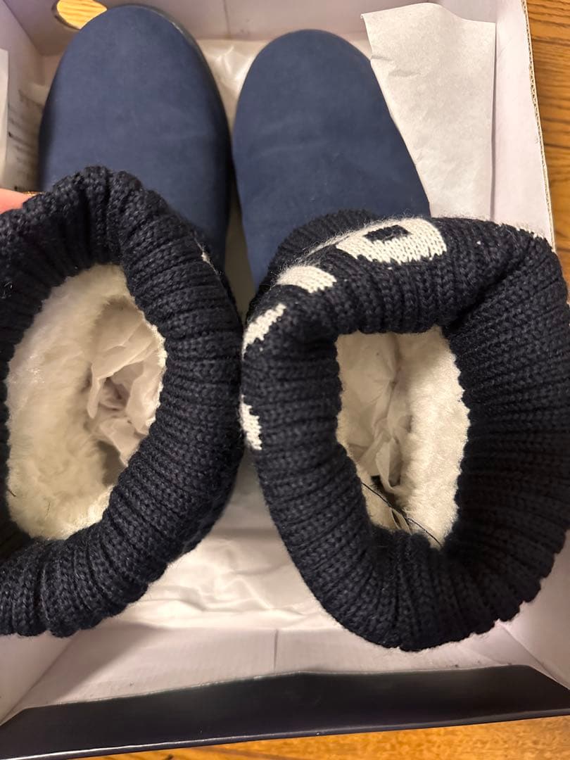 【一度のみ着用】パーリーゲイツ スパイクムートンブーツ24センチ