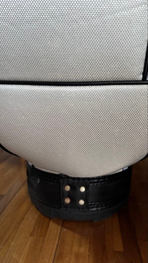 【Mr-K】HONMA キャディバッグ ホワイト/ブラック フード付き