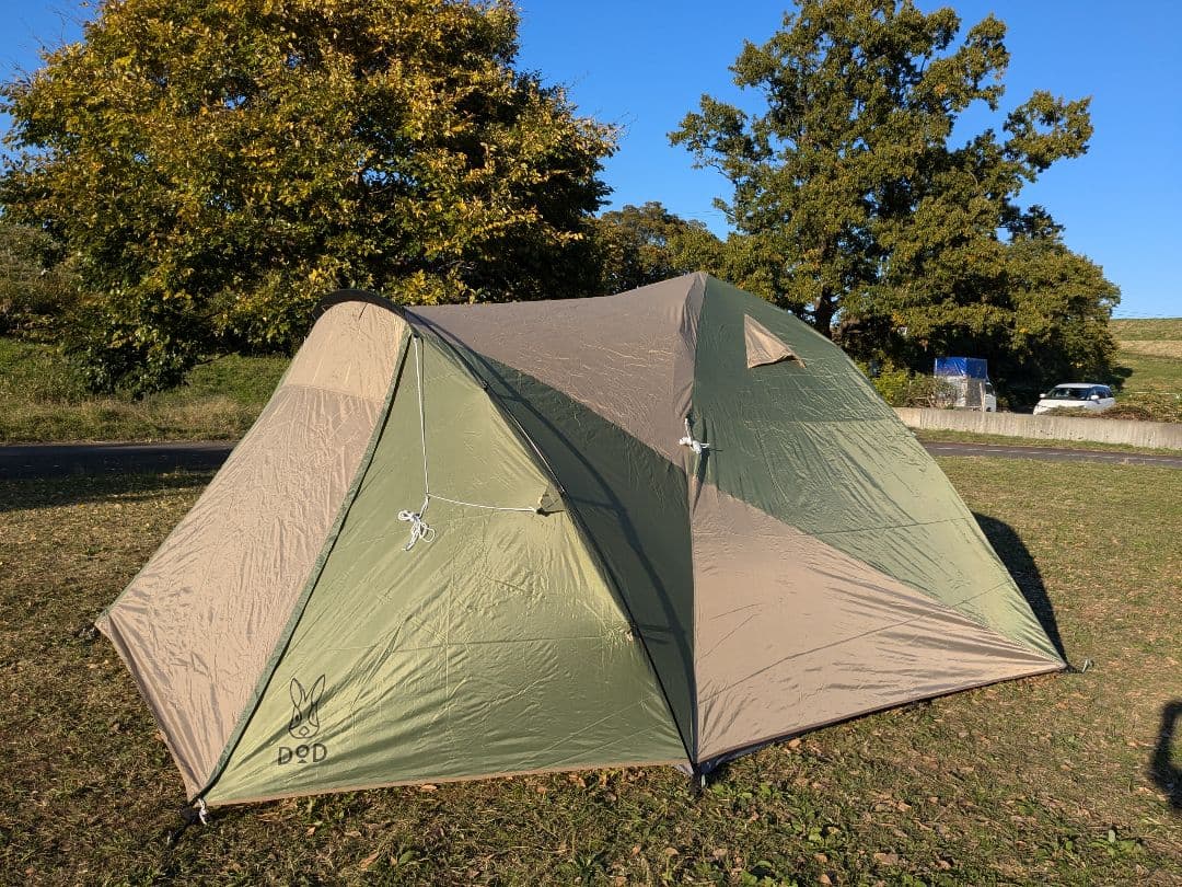 DOD　ザ・ワンタッチテント(L)　別売りグランドシート、MAT5付き