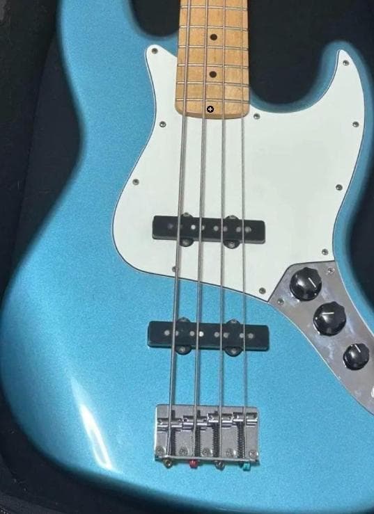 【美品】Fender Jazz Bass MEXICO水色　ケース付き