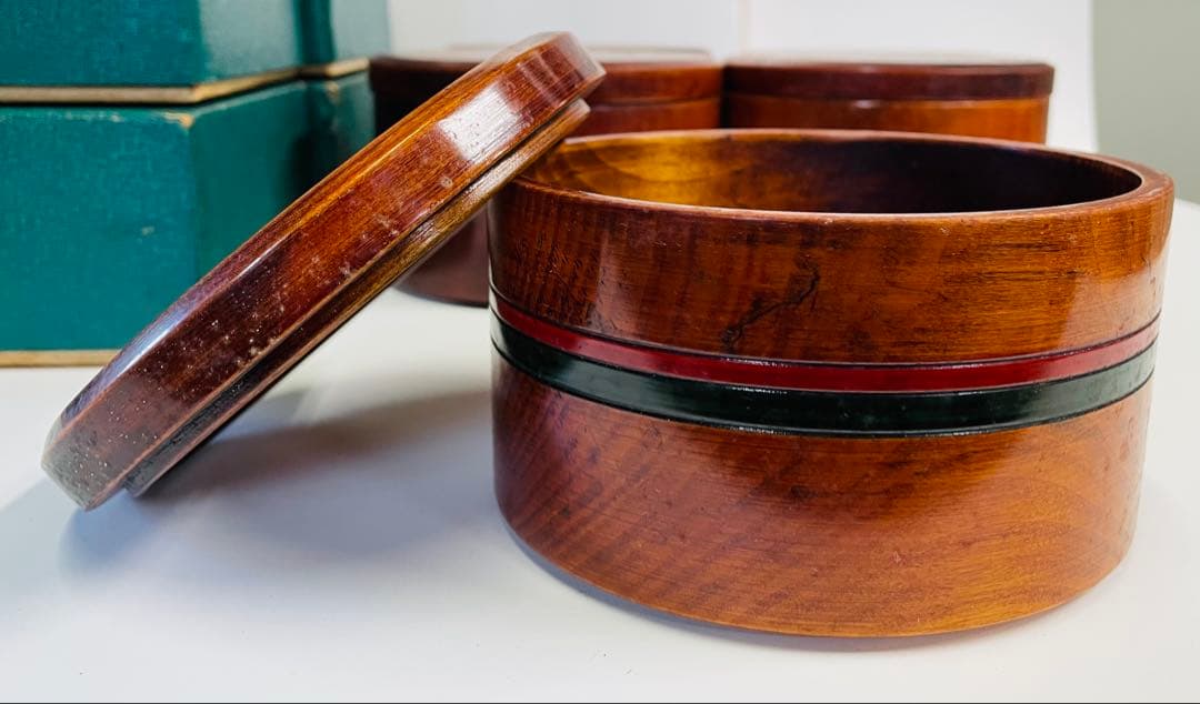 香川県の漆器 5点セット　径13.5mm 高さ 8.5 mm