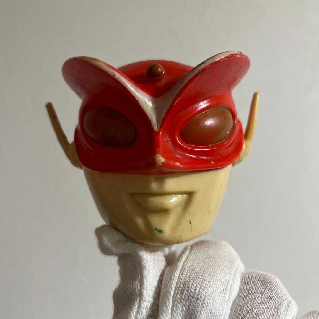 ⚠️激レア・当時物　レッドマン　面取れ　キングサイズ　ソフビ　ブルマァク　送料込み