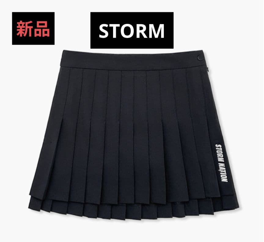 【日本未発売】STORM　ストームボウリングプリーツスカート【黒】