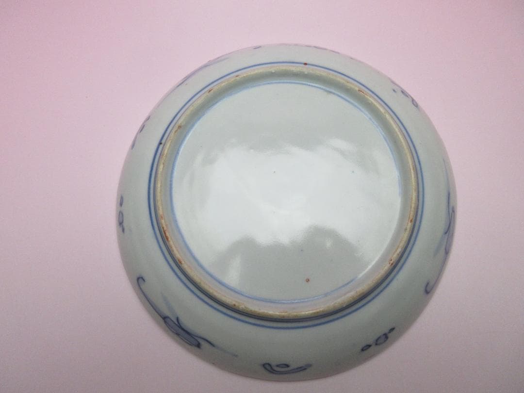 アンティーク古伊万里 中皿 桃紋 5枚 MOR 70627