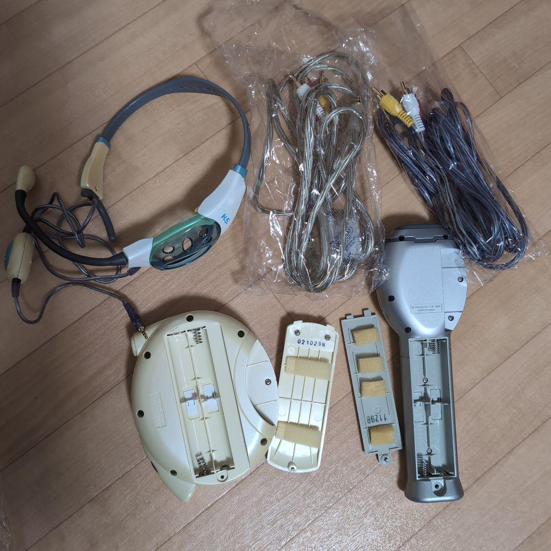 平成レトロ イーカラマイクとハンズフリータイプとe-karaカートリッジ2本付き