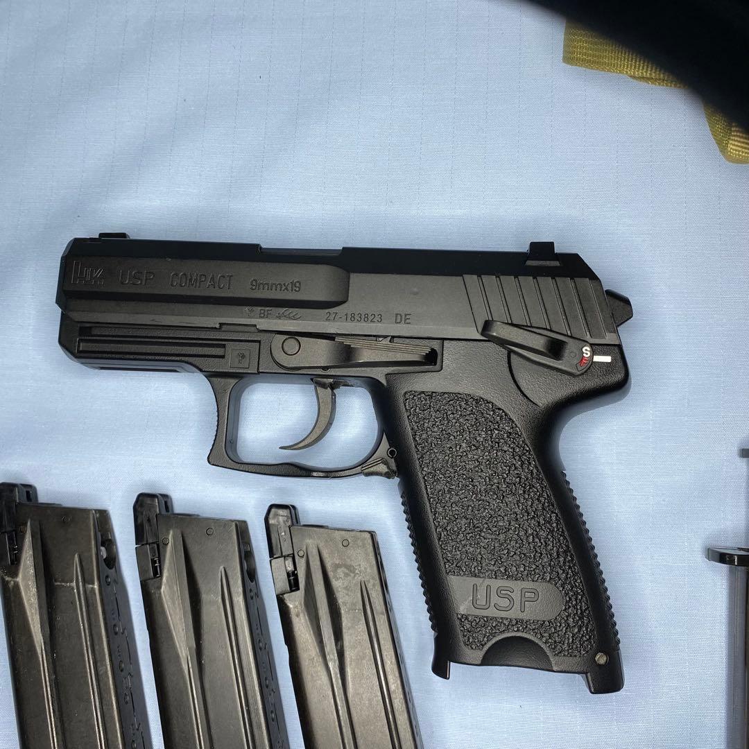 か*る様 美品】東京マルイ GBB USP compact マガジン3本 カスタ