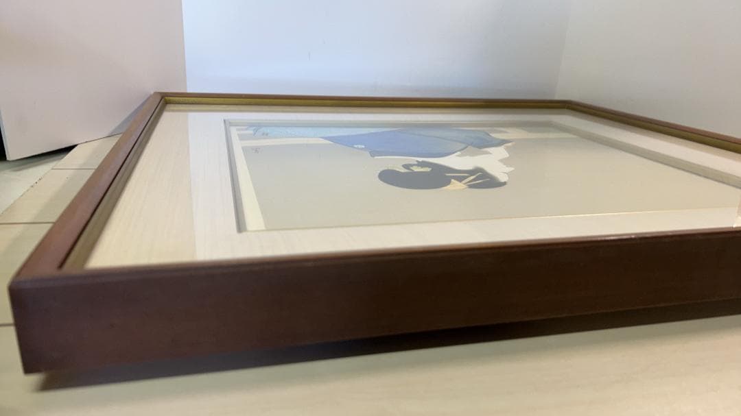 上村松園筆「待月」足立美術館蔵　手摺木版画　第８７番