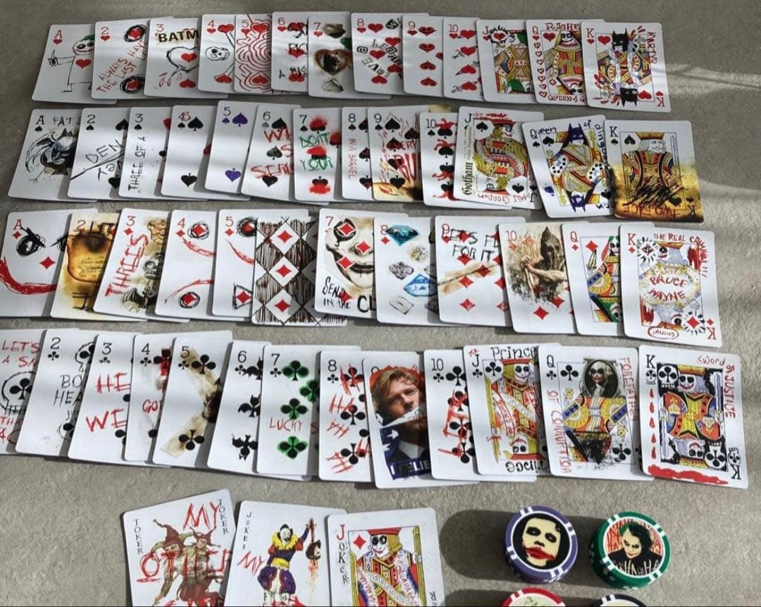 ダークナイト（ジョーカー）　ポーカーセット　トランプ　バットマン　トランプ