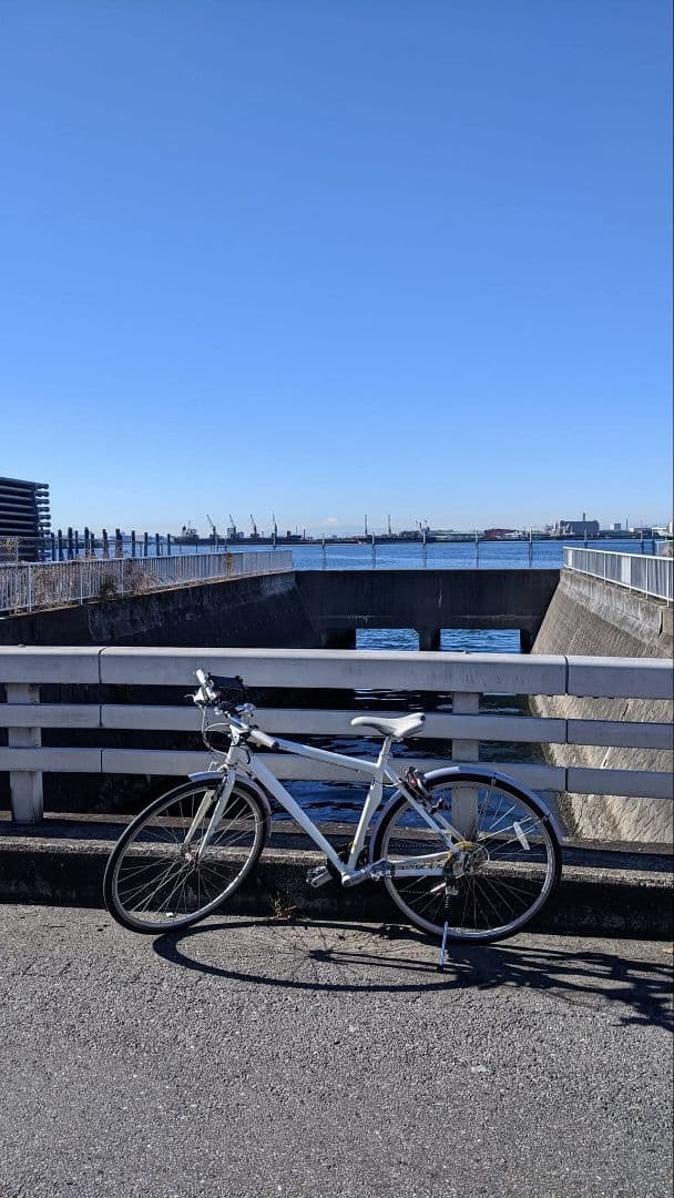 シティサイクル ホワイト 700C 21段変速