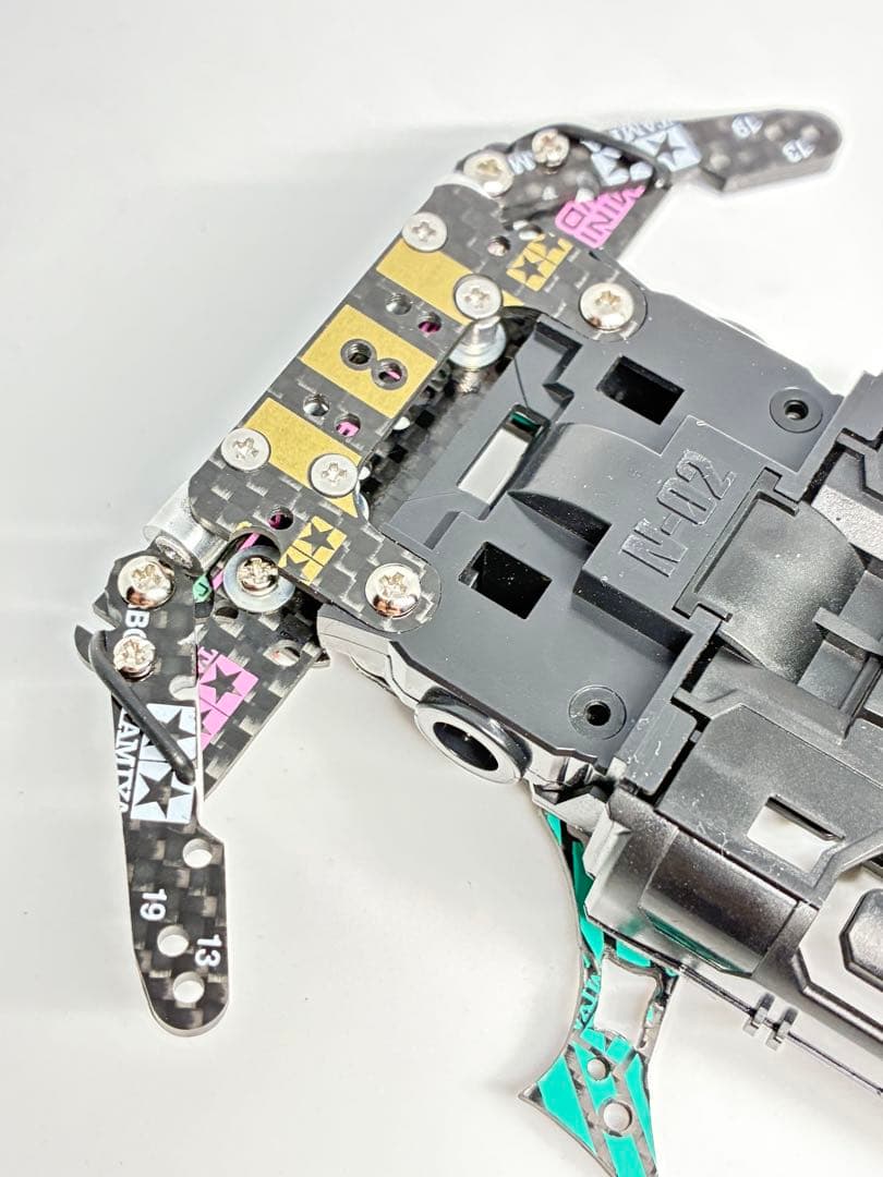 はねかわページ　ミニ四駆　純正カーボンC-ATバンパー