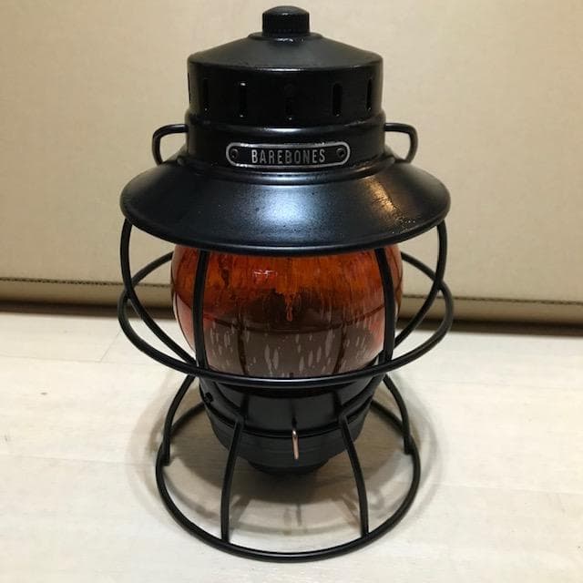 【カスタム 】ベアボーンズ LED レイルロードランタン アンバー