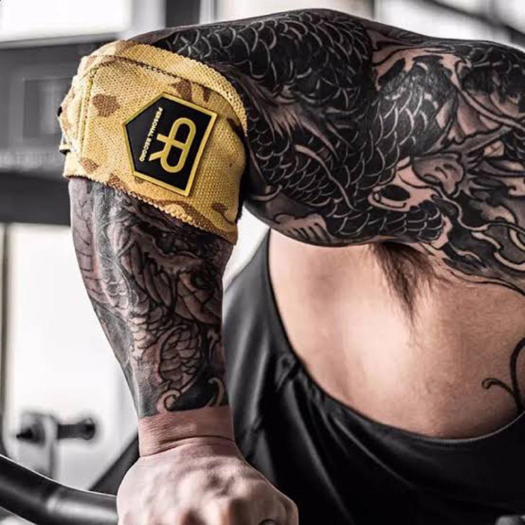 【最新モデル】パーソナルレコード　エルボーラップ(デザートカモ)