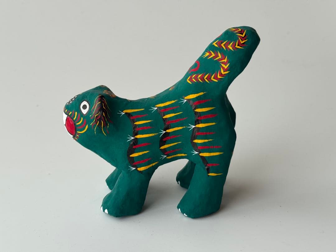 琉球郷土玩具 琉球玩具製作所こくら 唐獅子 沖縄 張子 箱あり