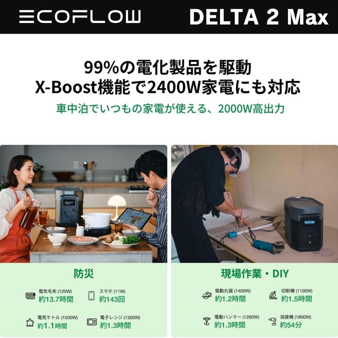 【新品未使用】Ecoflow DELTA 2 Max・純正 専用ケース