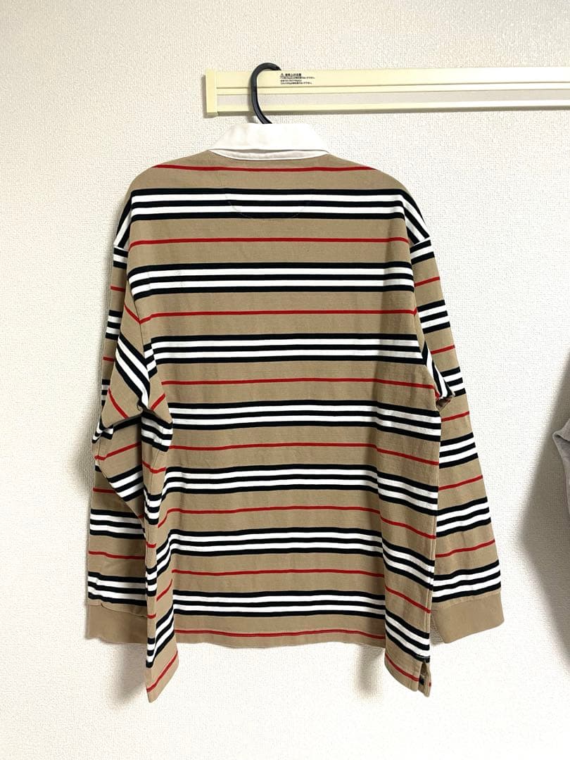 値下げ　BURBERRY supreme ラグビー　シャツ