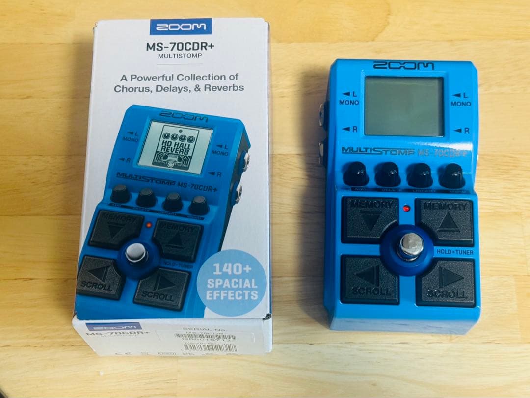 新品同様 ZOOM MS-70CDR+マルチエフェクター ms70cdr+