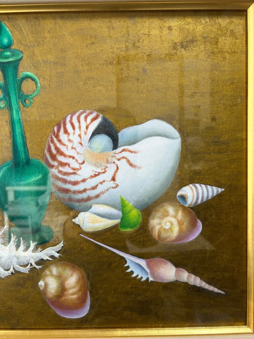 立松富雄作 『貝の詩』 (油彩)