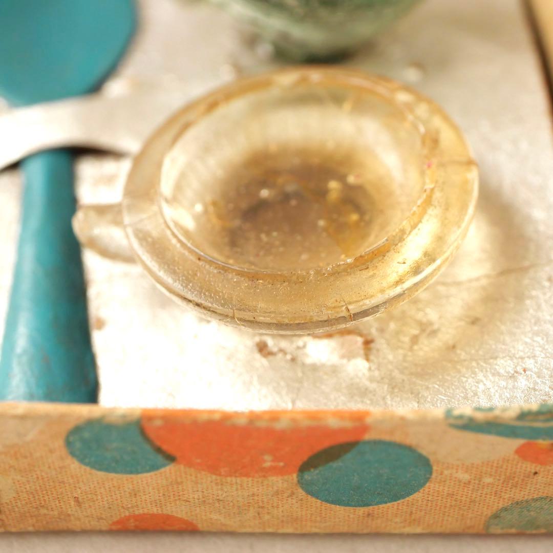 ままごとガラス 元箱付き　レトロ ペロペロ