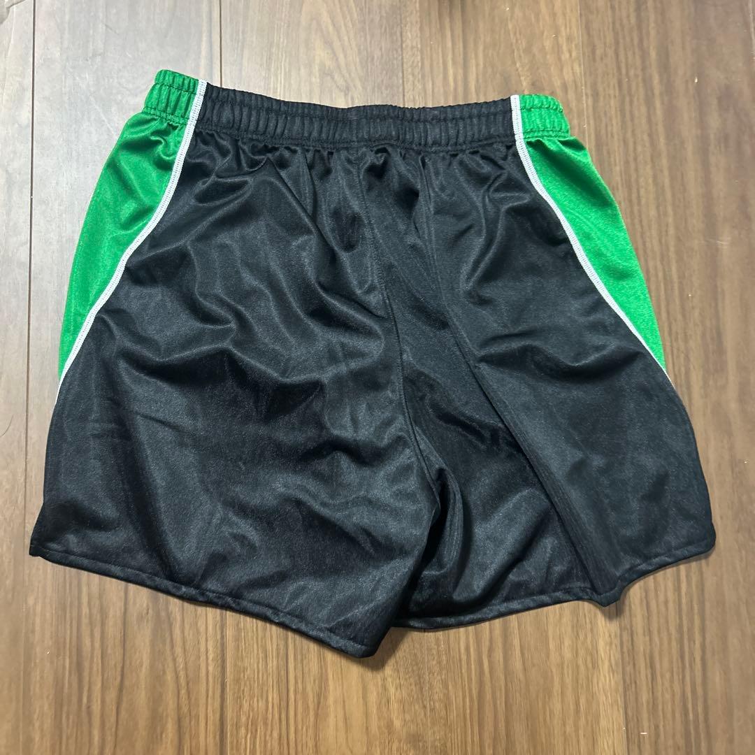 バレーボールパンツ ブラック/グリーン