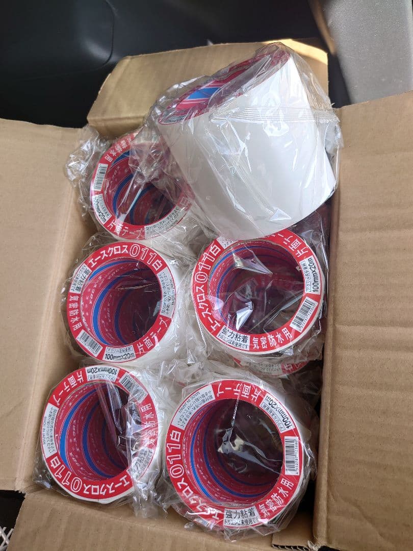 光洋化学 エースクロス011白100mm×20m 1箱(18巻)