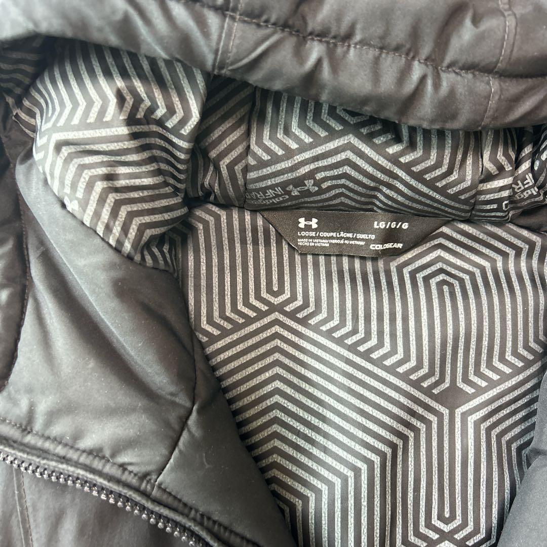 アンダーアーマー ロングコート LG コールドギア 防寒 ブラック