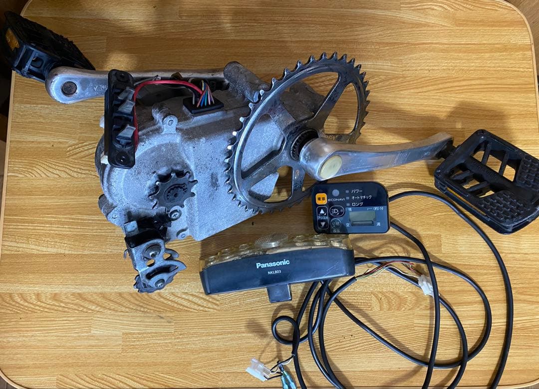 Panasonic 電動アシスト自転車 モーター、コントロールパネル、ライト.