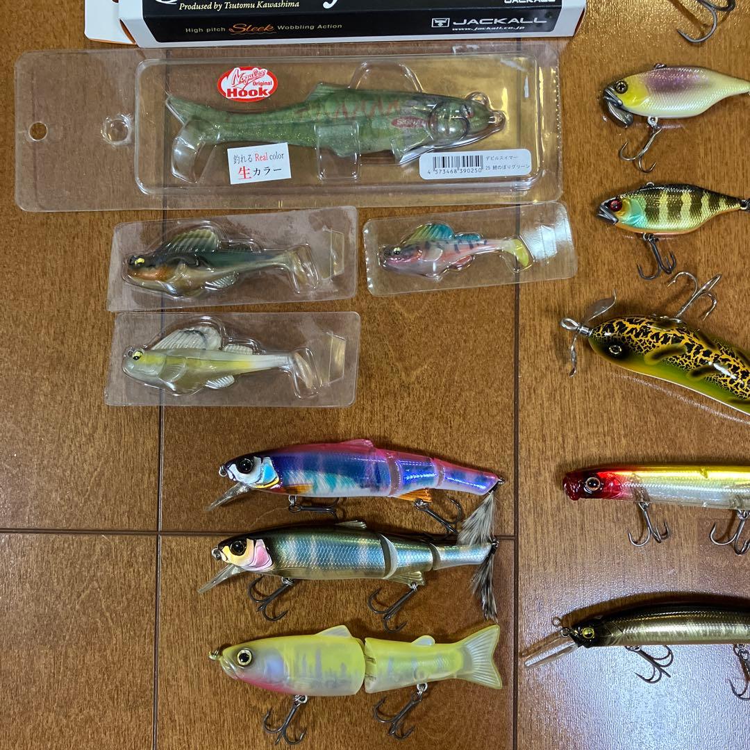 バス釣り引退セット　ルアー34点