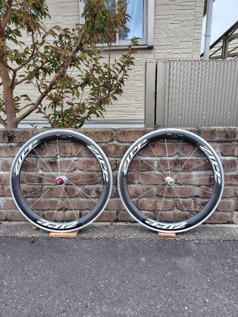 ZIPP 404 CLINCHER ホイールセット アルミリム　新品タイヤ付き