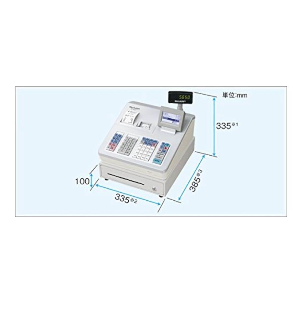新品　SHARP XE-A307-B 電子レジスター