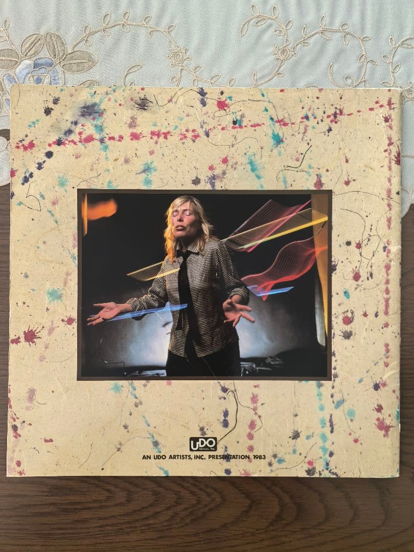 ミュージシャン Joni Mitchell Live1983 Concert Phamphlet