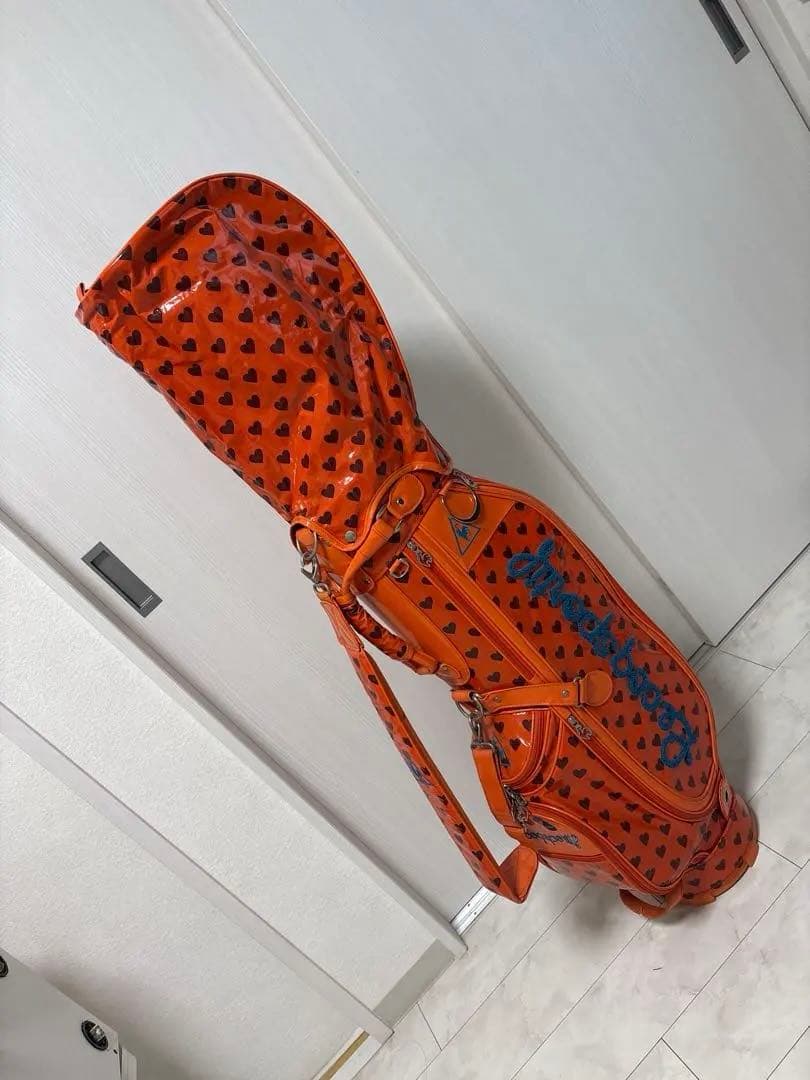 Lecoq sportif／ルコックスポルティフ　キャディバッグ オレンジ/橙