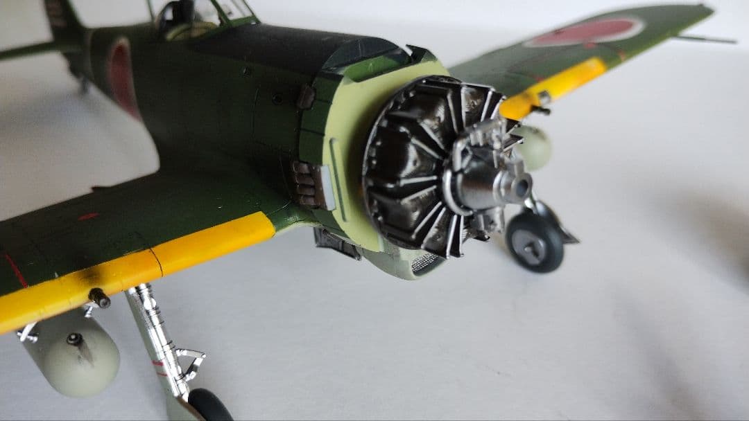 プラモデル完成機　1/48　中島　四式戦闘機　疾風