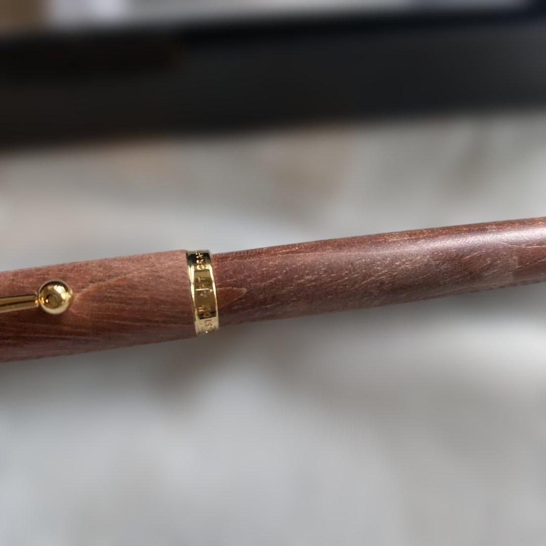 パイロット　木製 万年筆 ブラウン　カスタム　アート　カエデ　ジャパン　14k