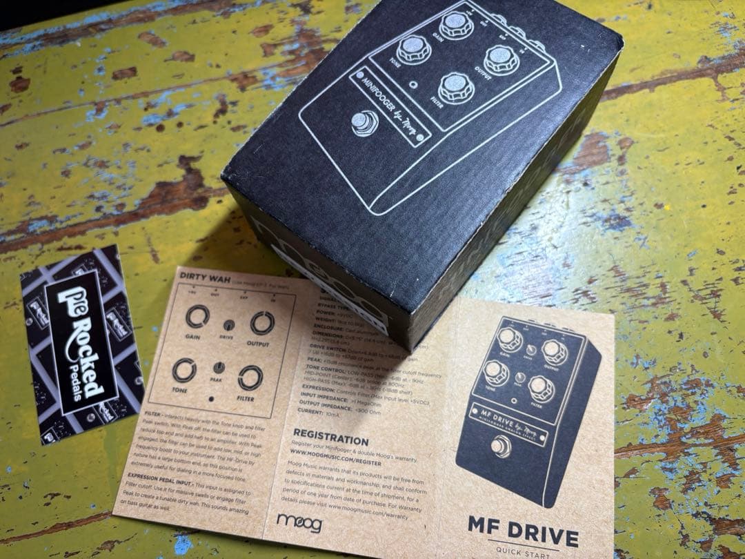 ギター Moog Minifooger MF Drive V2