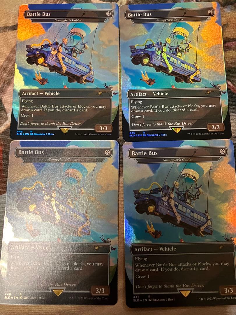 MTG 密輸人の回転翼機 foil 4枚セットsecret lair