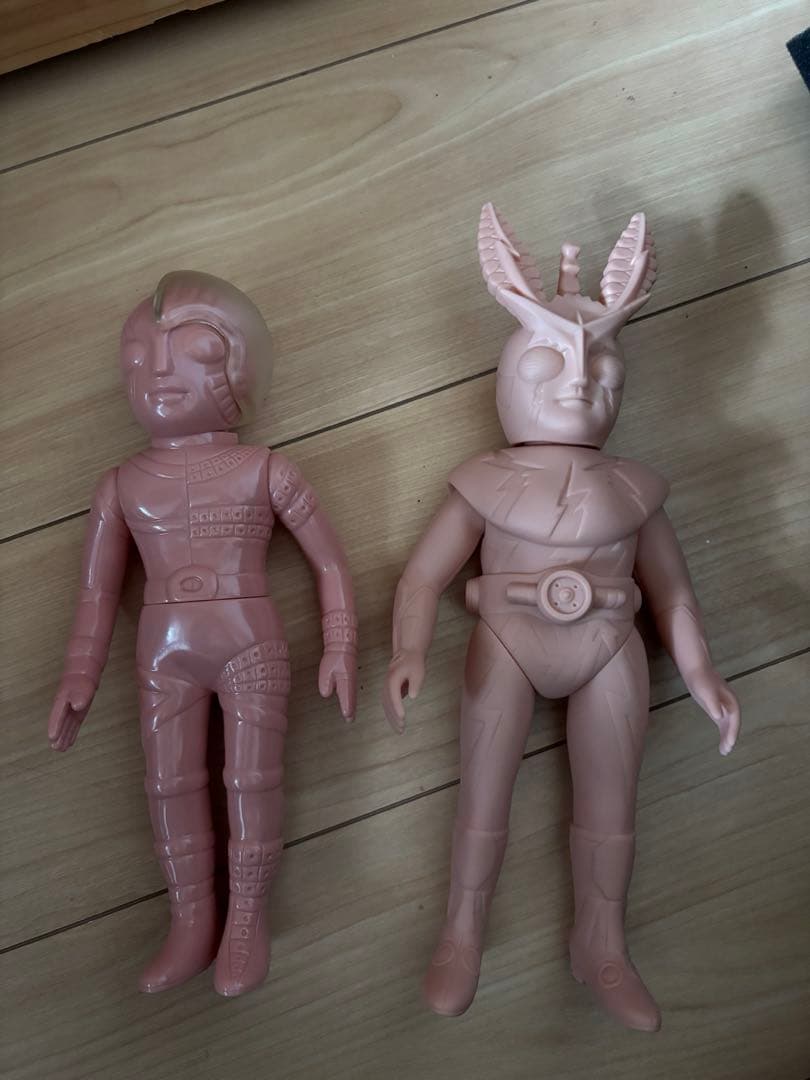 キカイダー　イナズマン　無版権　ソフビ