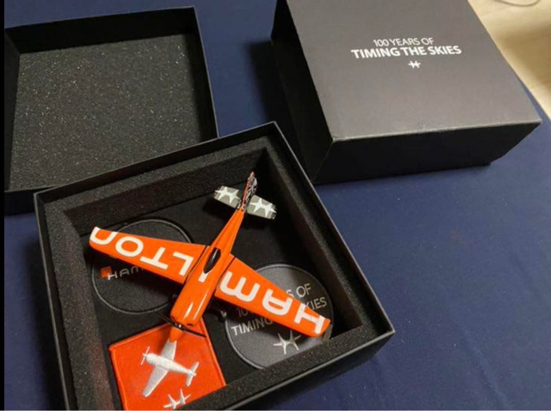 箱あり　レア　ハミルトン 飛行機 金属製模型 100周年記念