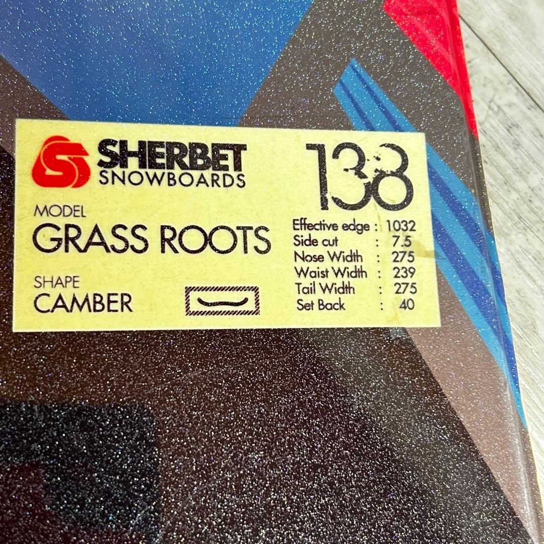 【送料無料】SHERBET GRASS ROOTS 138 Fur スノーボード