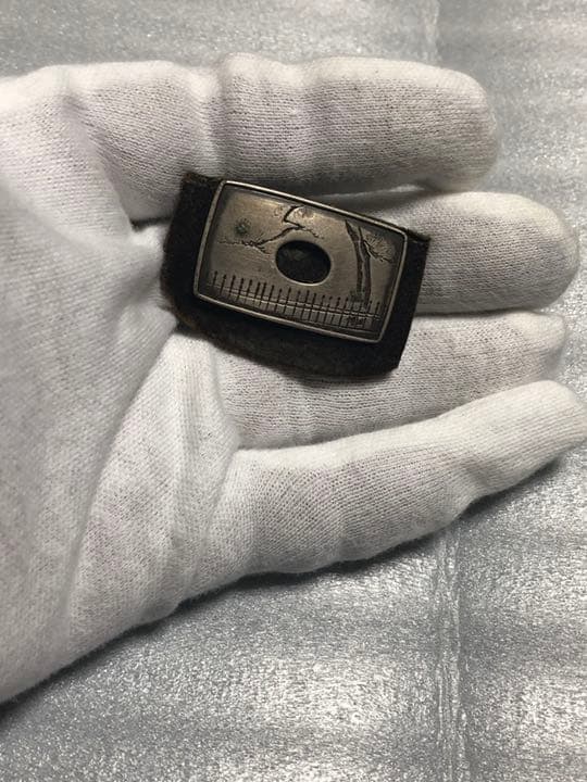 ネズミ&大黒さん 銀飾り　ジャンク　古物