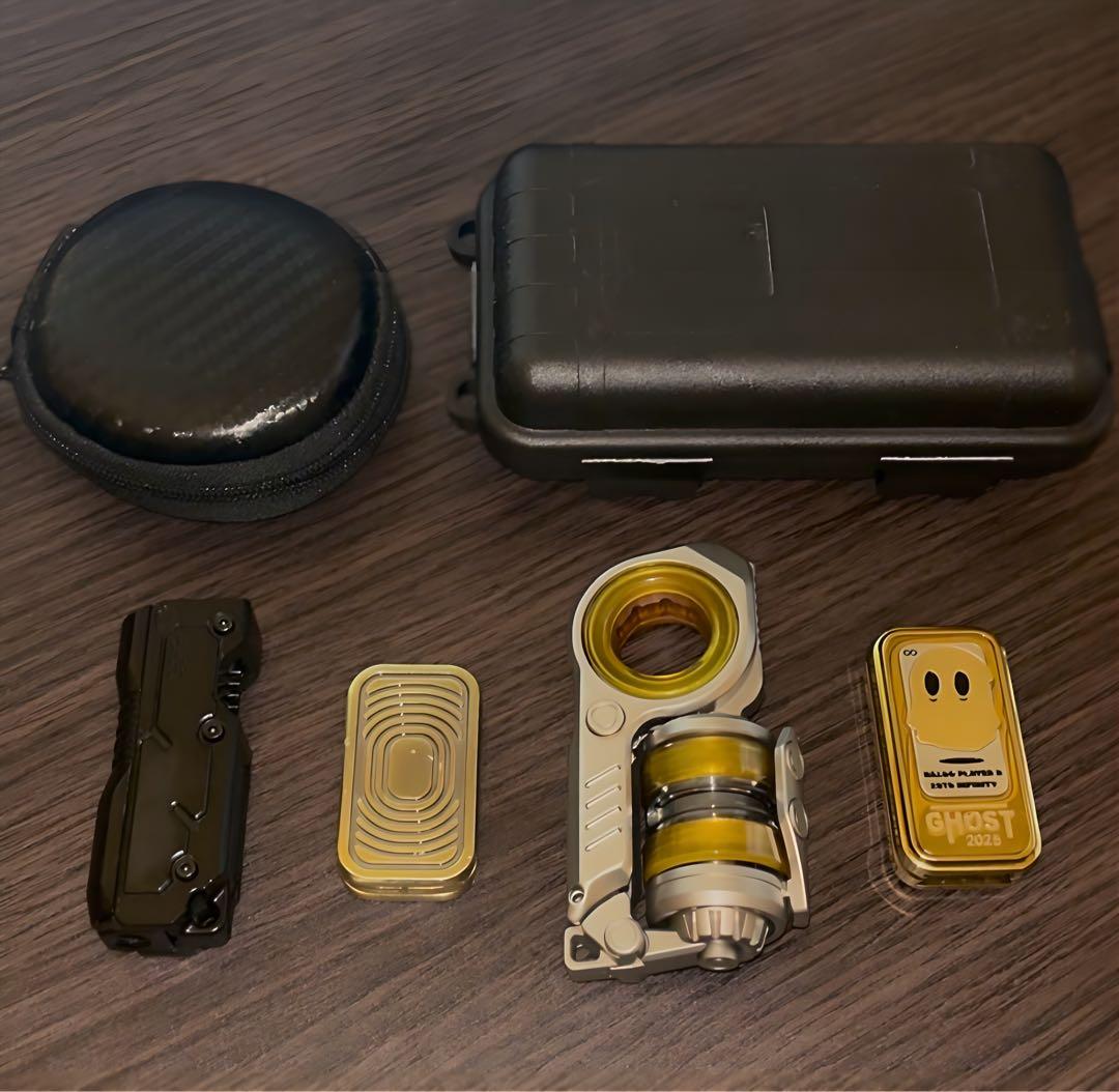 ユ*キ様 フィジェット4点セット　ケース付き　 EDC 音叉　元値20000円越