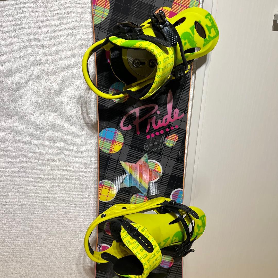 ヘッド Pride flux ビンディング 142 スノーボード　ケース付き