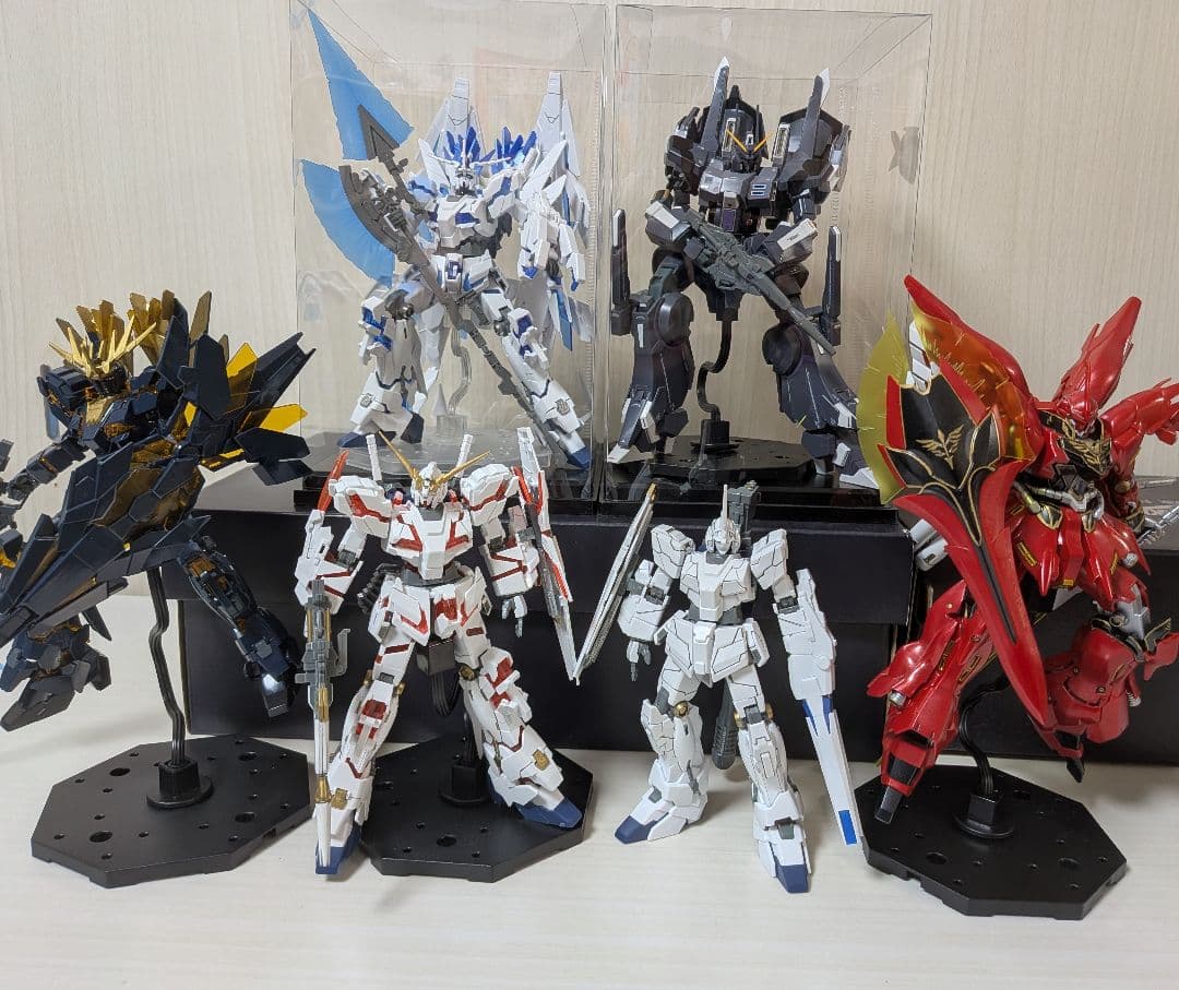 HG ガンプラ ガンダムUC 完成品　セット　まとめ売り
