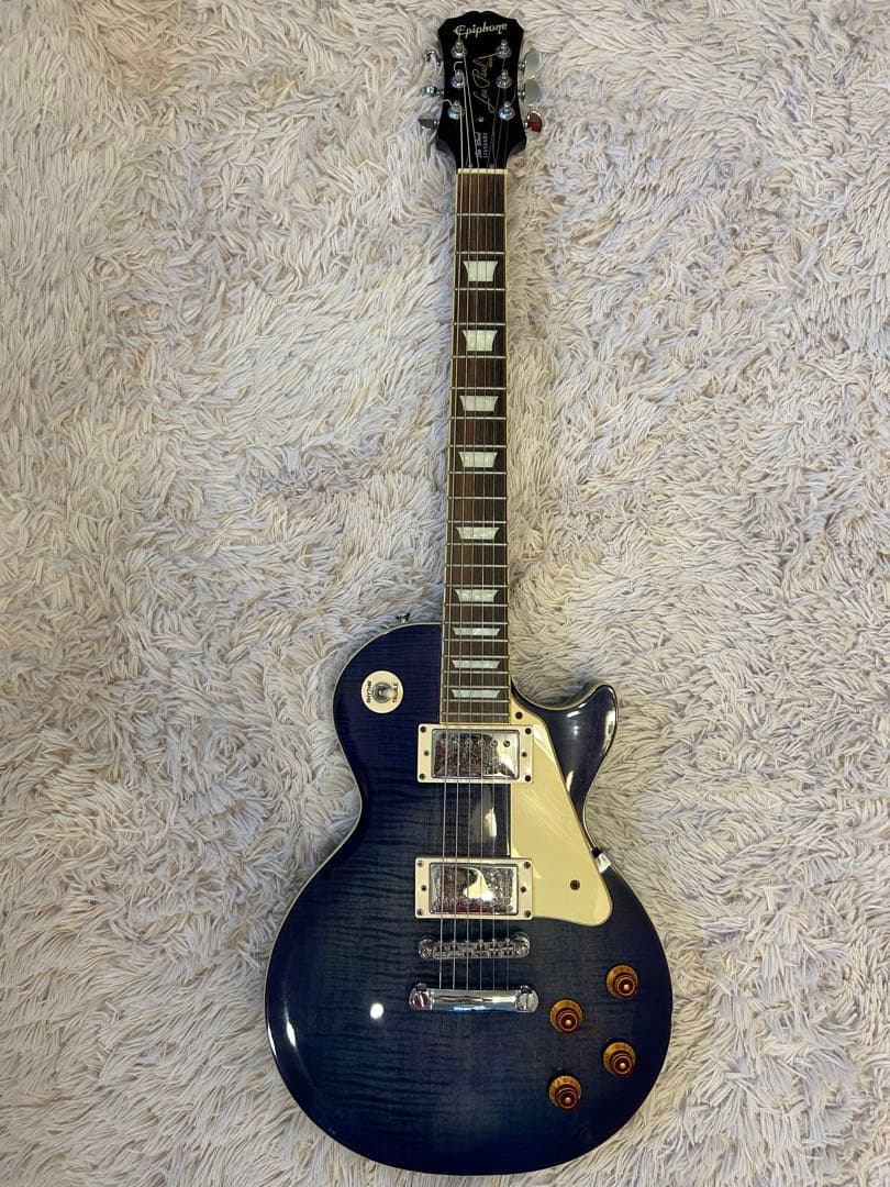 Epiphone Les Paul Standard ブルー 専用ケース付き