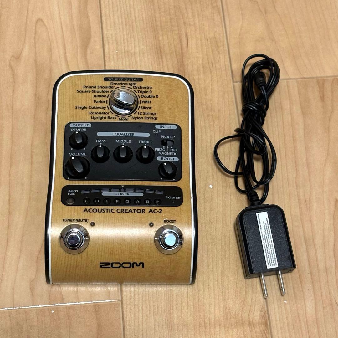 Zoom AC-2 アダプタ付Acoustic Creatoアコギ用
