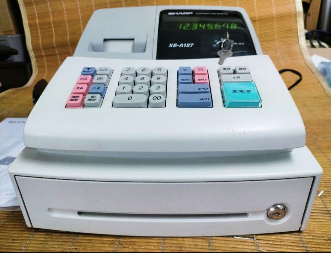 シャープレジスター　XE-A127　簡単便利特殊　送料込　357951