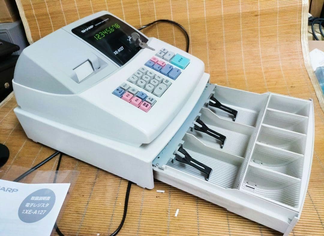 シャープレジスター　XE-A127　簡単便利特殊　送料込　357951