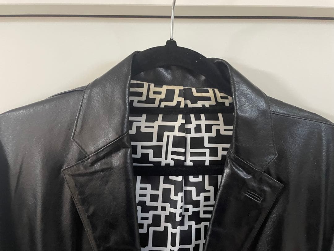 布袋寅泰 × BEAMS 限定 コラボ　レザージャケット G柄 L