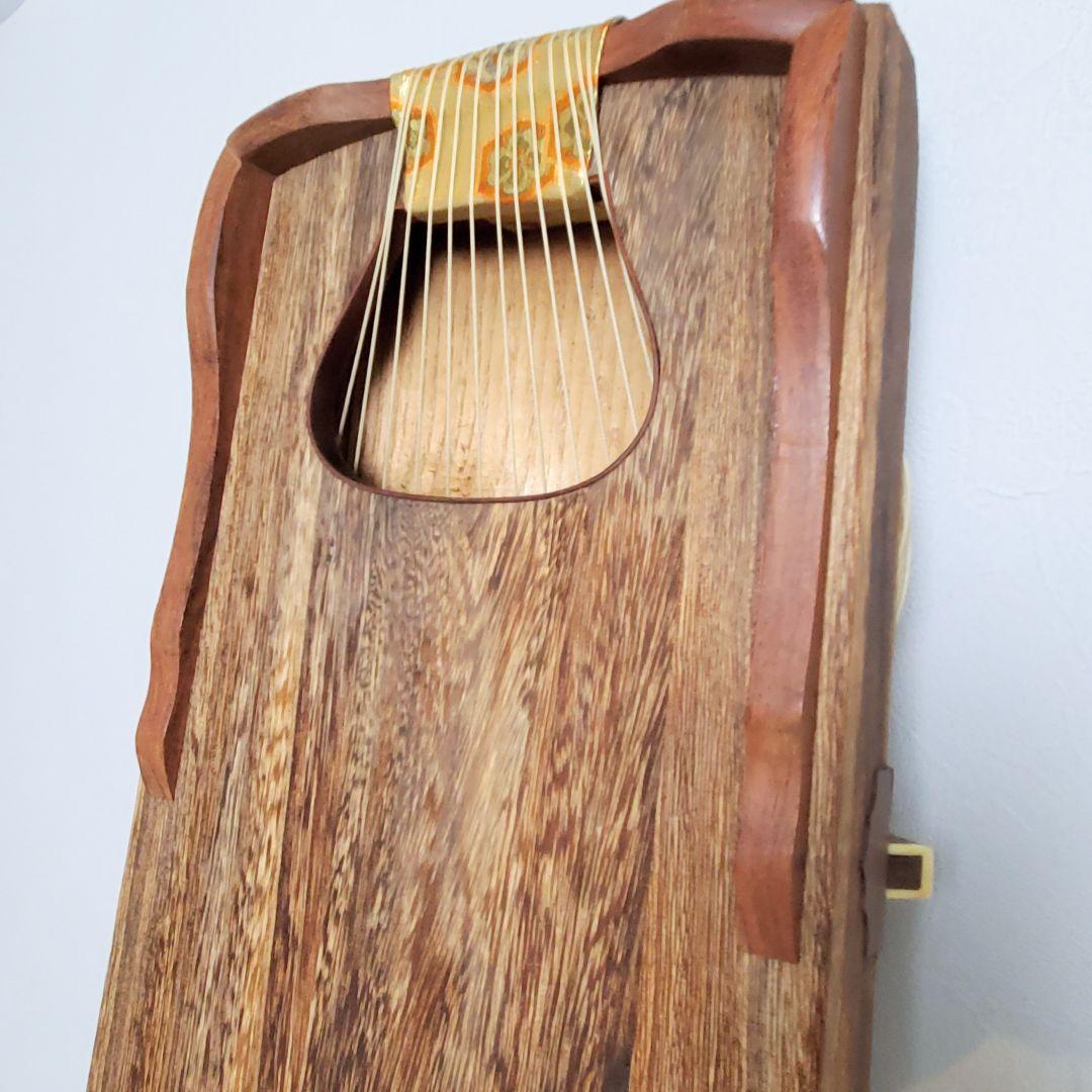 【あきさま専用★再購入分】13弦お琴 並甲 すだれ掘り 琴柱 天然素材の爪